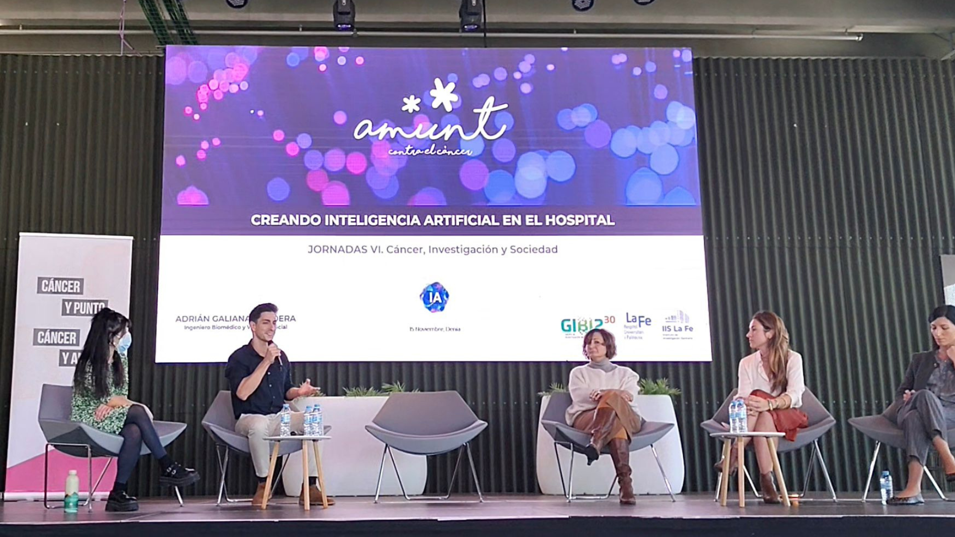 Fotografía de grupo de las IV Jornadas Amunt contra el Càncer